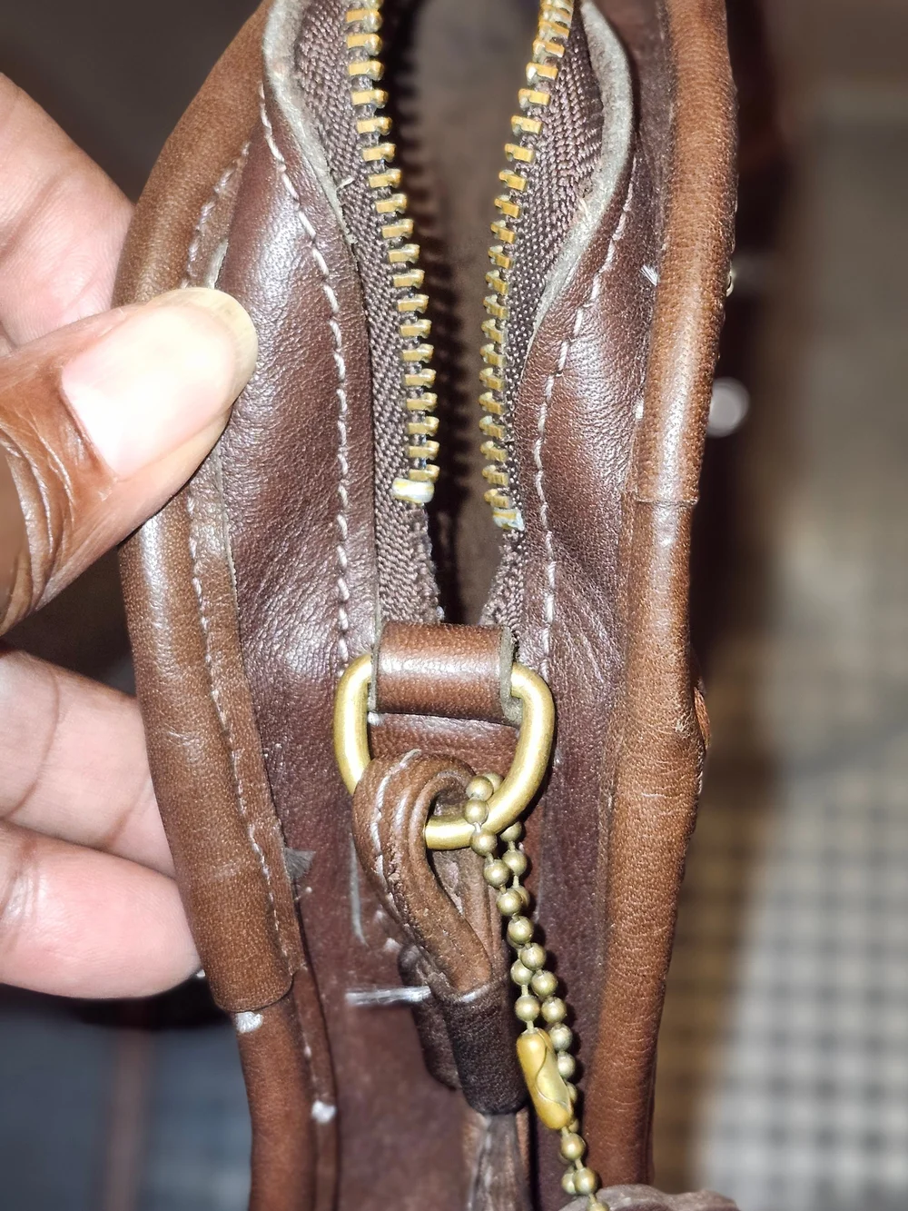 Coach Abbie Brown Leather Crossbody Bag - Picture 7 of 12